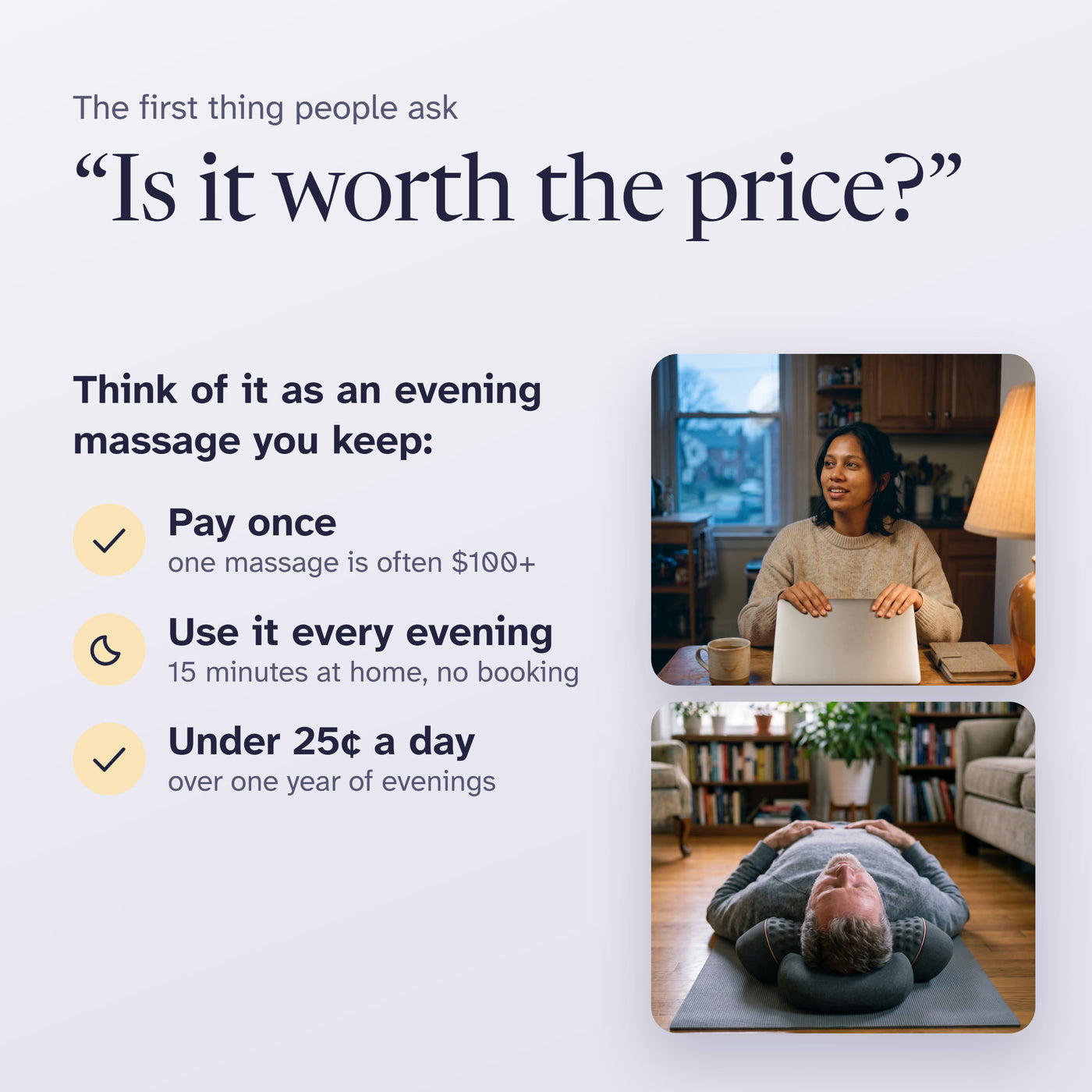 Evenings at home with Napewell: pay once, use it every night